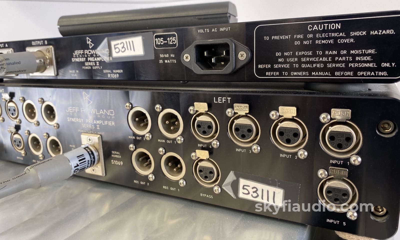 Jeff Rowland Synergy Mkii Two Piece Preamplifier With Remote
