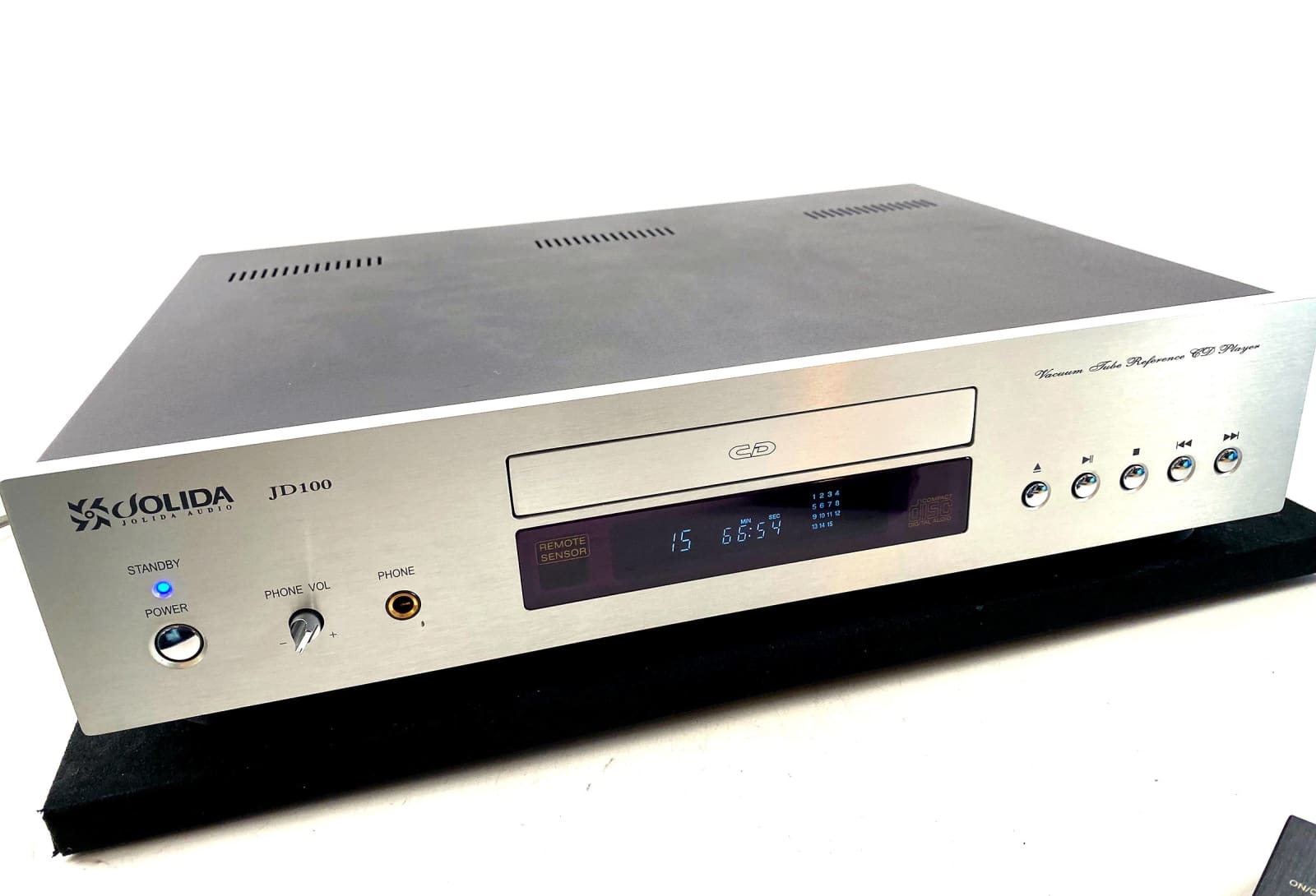 Jolida Jd100A Tube Cd Player With Remote And Manual 24/96 Burr-Brown Dac + Digital
