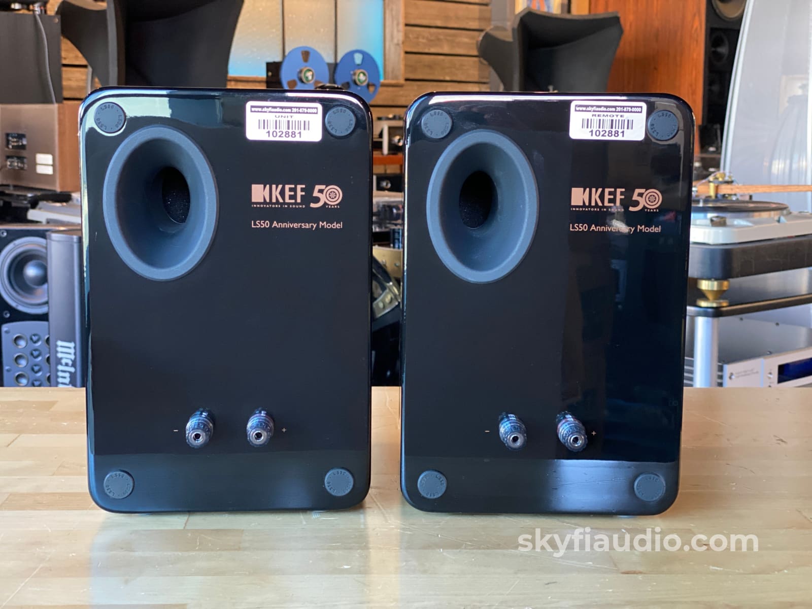 KEF LS50 Speakers - 50th Anniversary Model - Like New