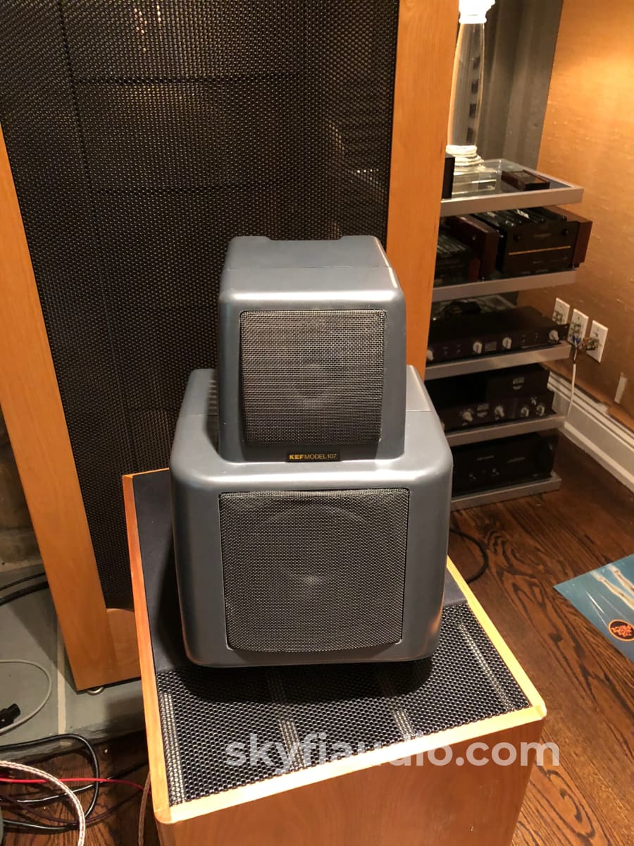 Kef Reference Series Model 107 Vintage Speakers Fully Restored