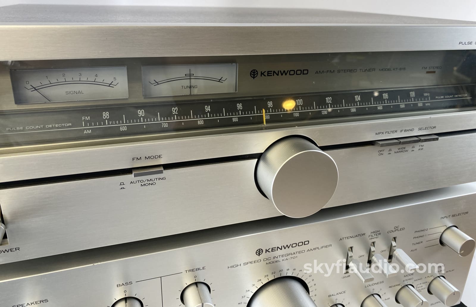 Kenwood KA-701 and KT-615 - Integrated Amp and Tuner Set