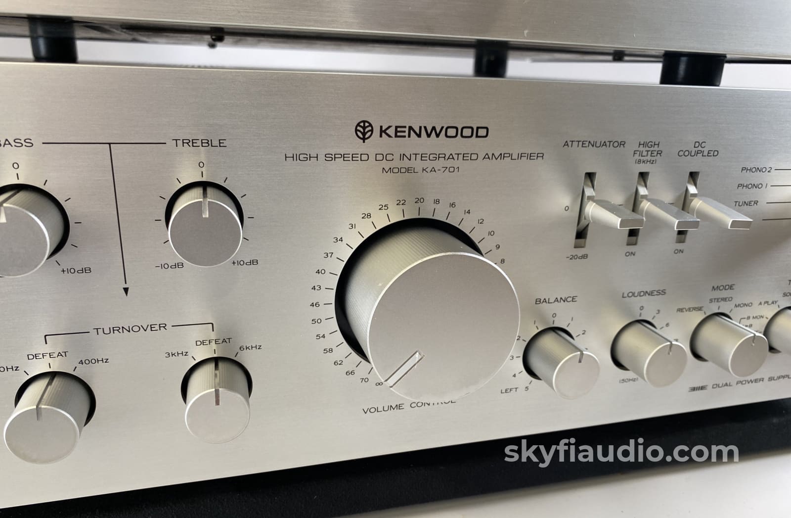 Kenwood Ka-701 And Kt-615 - Integrated Amp Tuner Set Amplifier