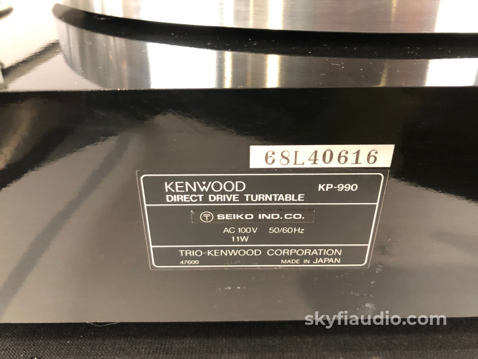 Kenwood Kp-990 Turntable With New Sumiko Songbird Cartridge