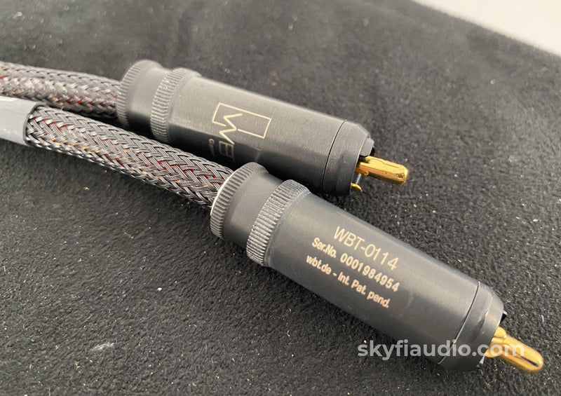 Kimber Kable Hero RCA Cables With WBT Connectors 0.5M, New SkyFi