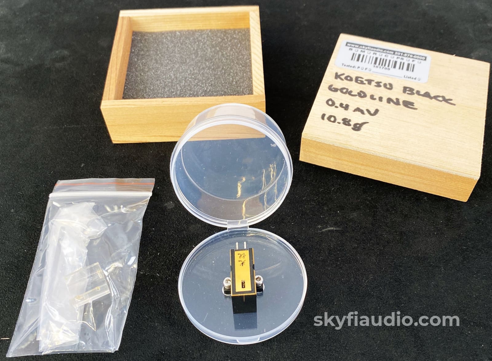 Koetsu Black Goldline Low Output Mc (Moving Coil) Phono Cartridge - Handmade In Japan