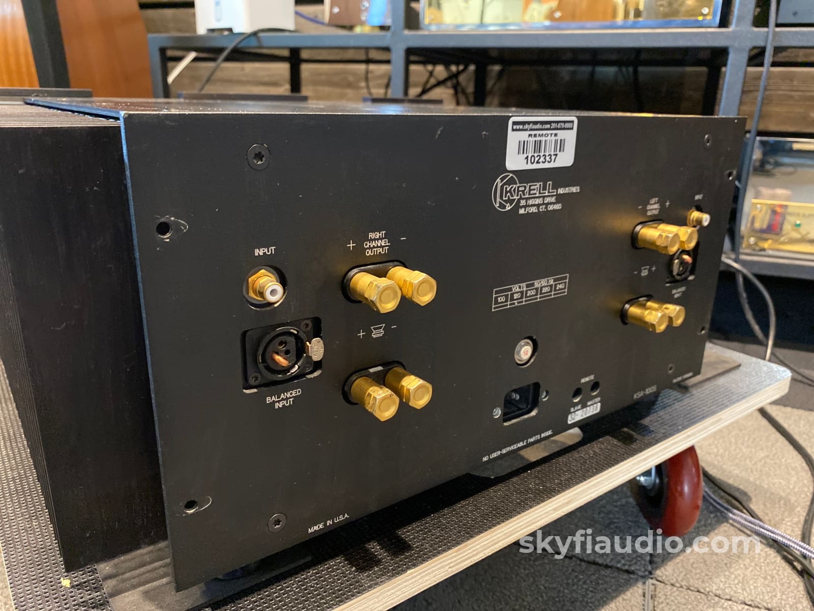 Krell Audio Ksa-100S 100W Class A Without The Heat Usa Muscle! Amplifier