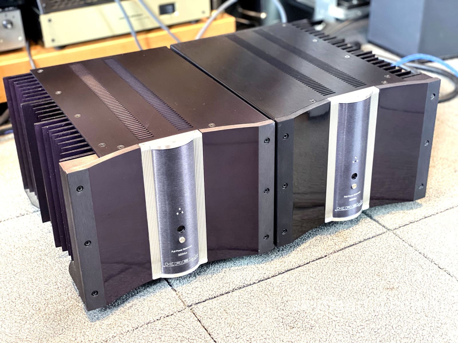 Krell Full Power Balanced X Series Fpb 350Mcx Monoblock Amplifiers 350-700-1400  Watts! Serviced By