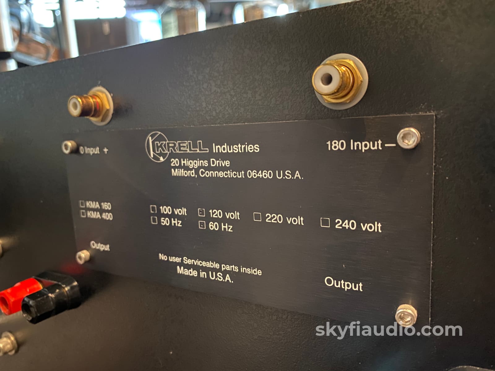 Krell Kma-160 Monoblock Amplifiers Pure Class A Power Amplifier