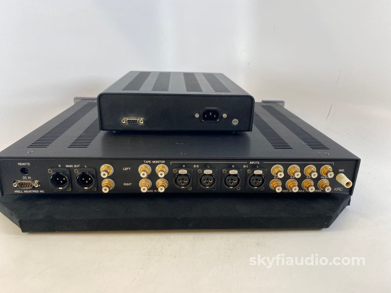 Krell KRC Preamplifier with Separate Power Supply, Complete Package Se
