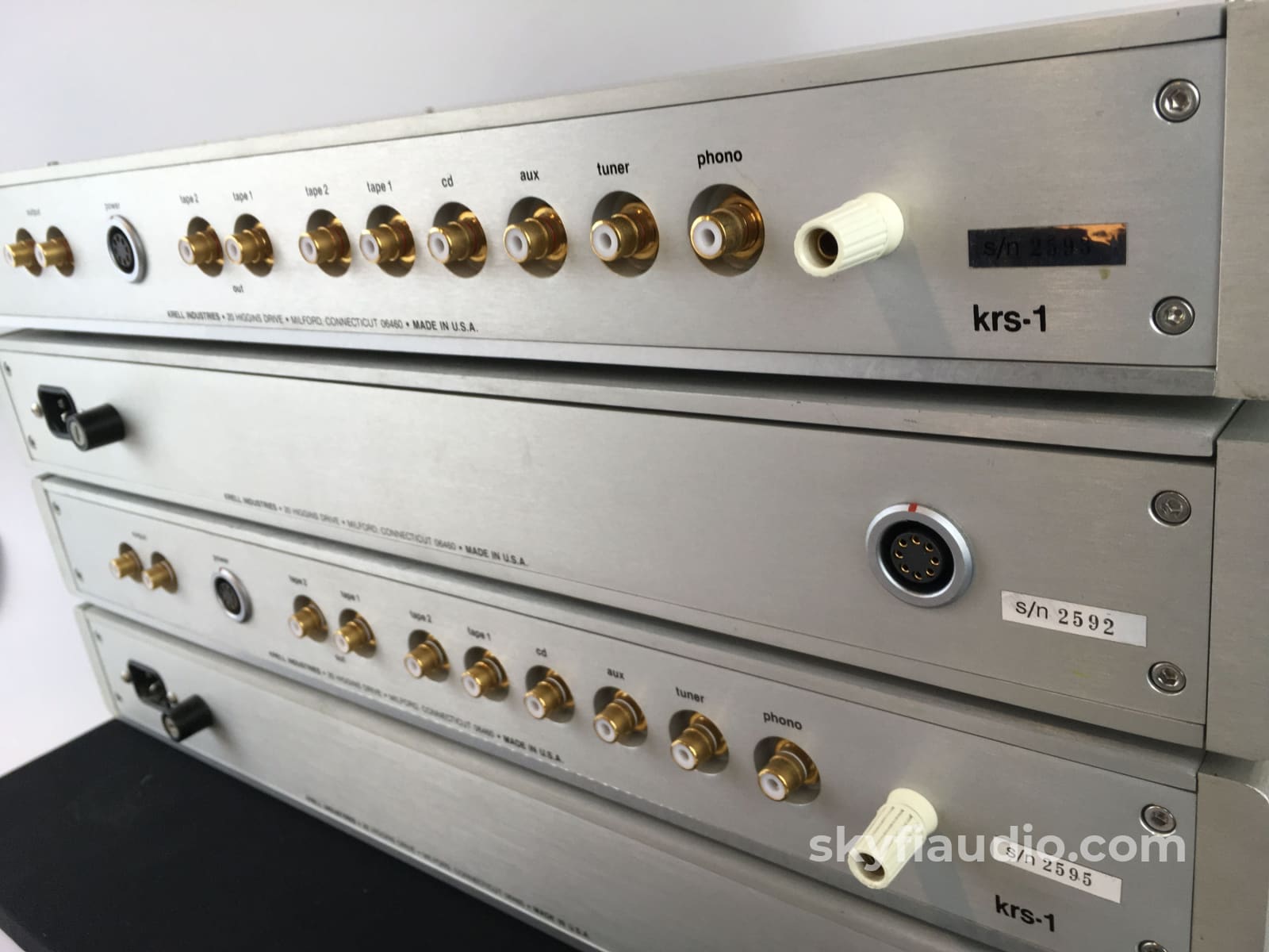 Krell Krs-1A - 4 Piece Reference Preamp With Phono Module Preamplifier