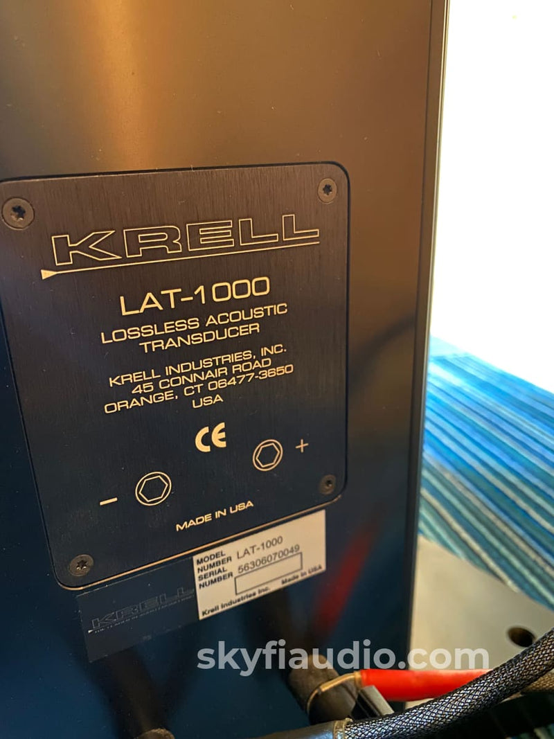 Krell Lat-1000 - Reference Caliber Speakers $55K Msrp
