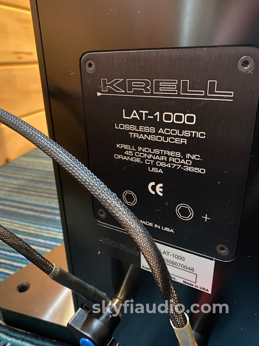 Krell Lat-1000 - Reference Caliber Speakers $55K Msrp
