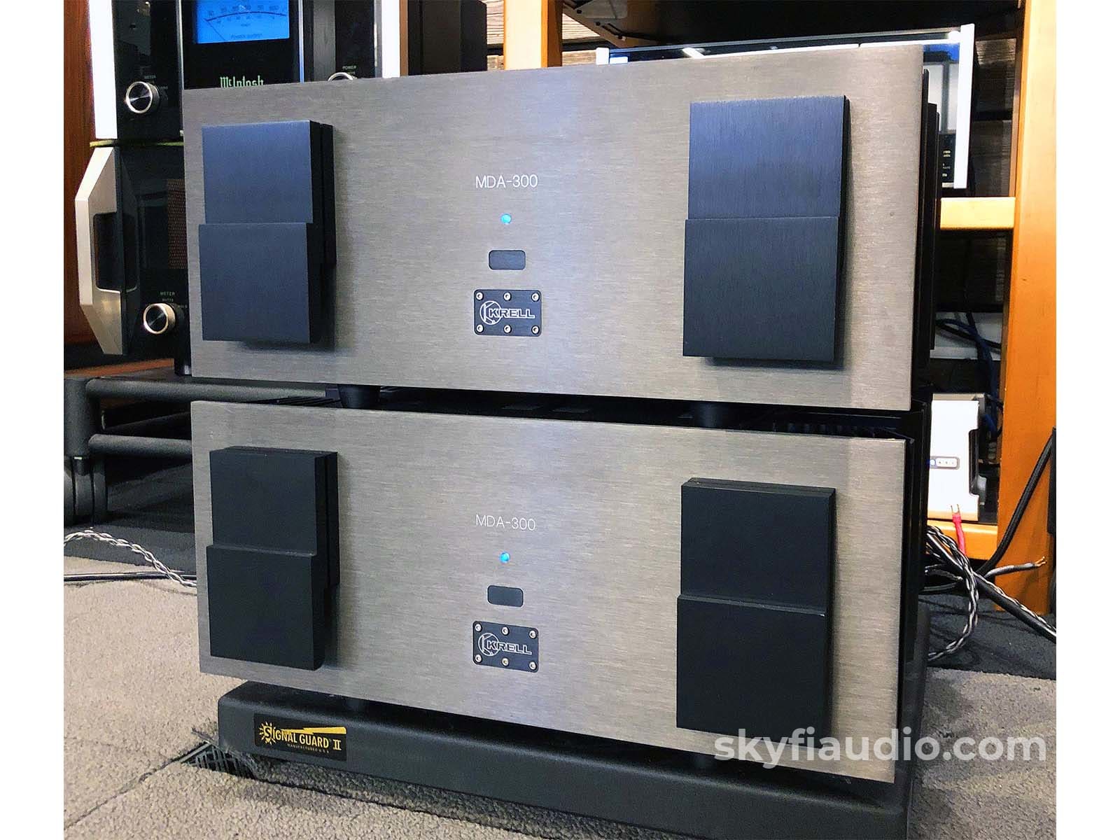 Krell Mda-300 Monoblock Amplifiers - Complete Set Near Mint 300W Amplifier