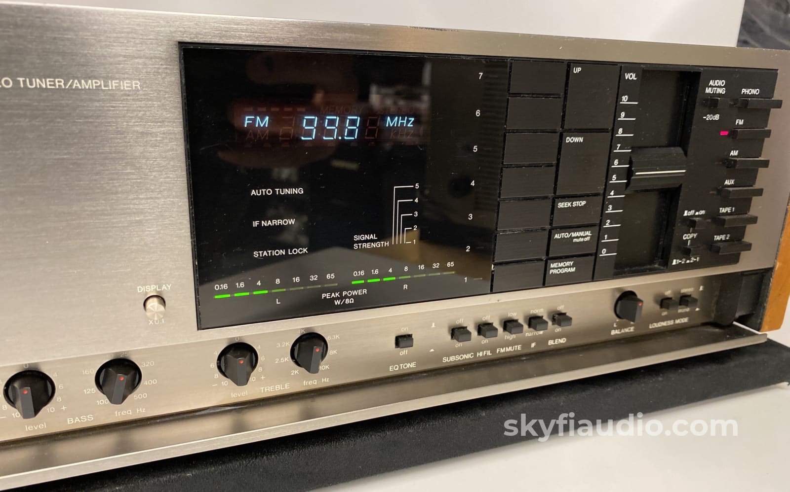 Kyocera R-651 Vintage Am/Fm Stereo Receiver W/Phono Integrated Amplifier