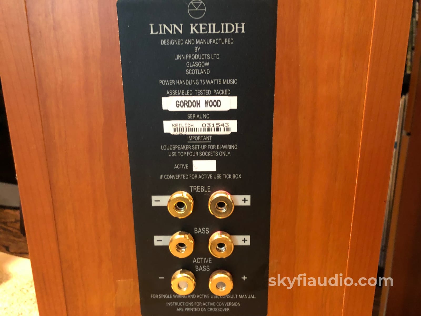 Linn 5 Speaker Surround System - Keilidh Tukan And Av5120 In Cherry Speakers