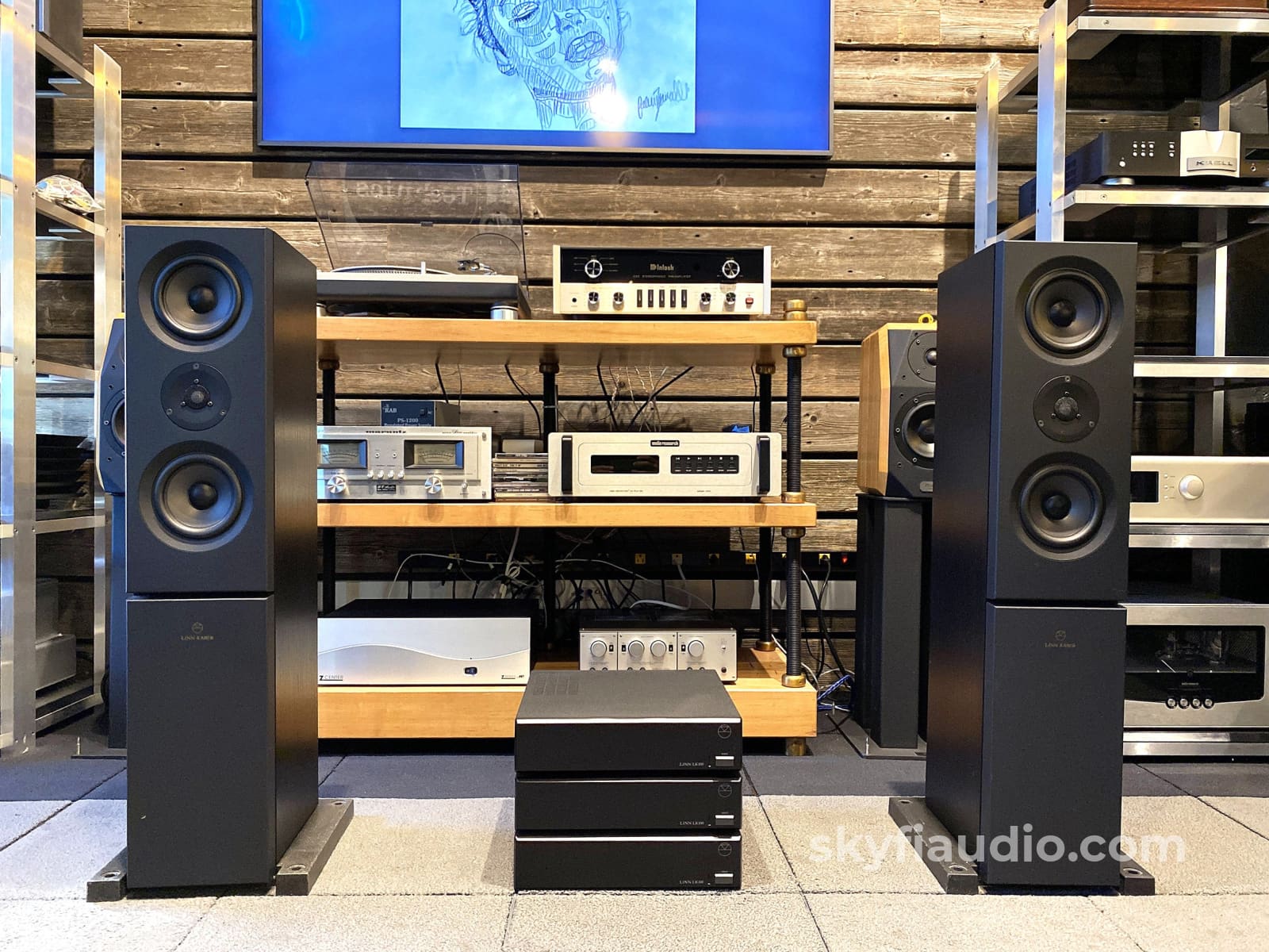 Linn Kaber Active Speakers With 3 X Lk-100 Amps And Crossover Cards