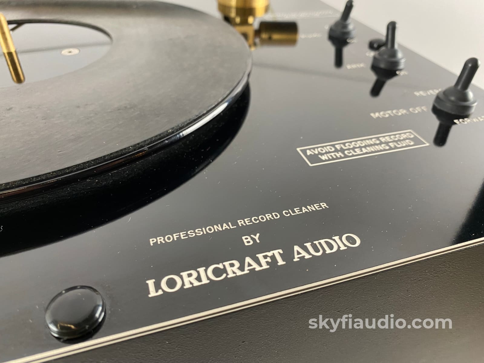 Loricraft Prc-3/4D Record Cleaning Machine In Black Accessory