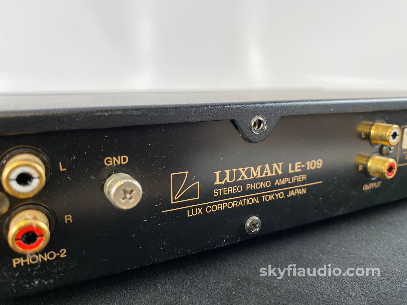 Luxman Le-109 Phono Preamplifier - Super Flexible Capable And Rare