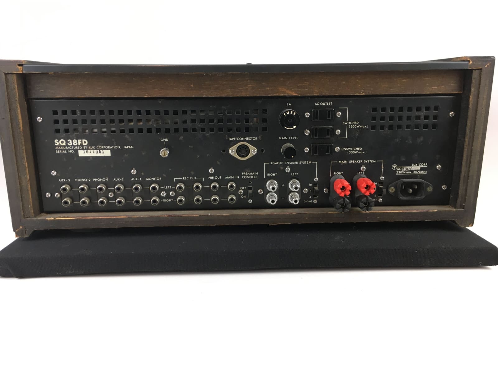 Luxman Sq-38Fd Tube Integrated Amplifier 100V 240V (120V)