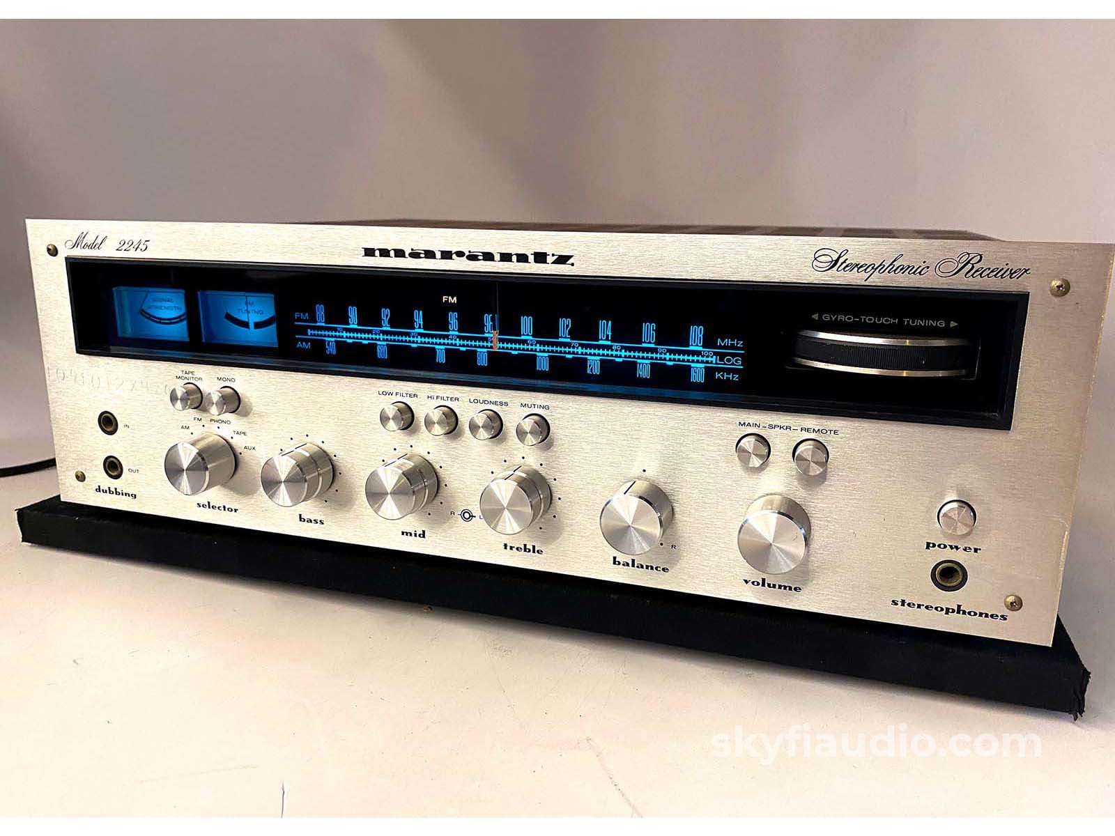 Marantz 2245 Stereophonic Receiver Vintage Beauty Light Service - Survivor Integrated Amplifier