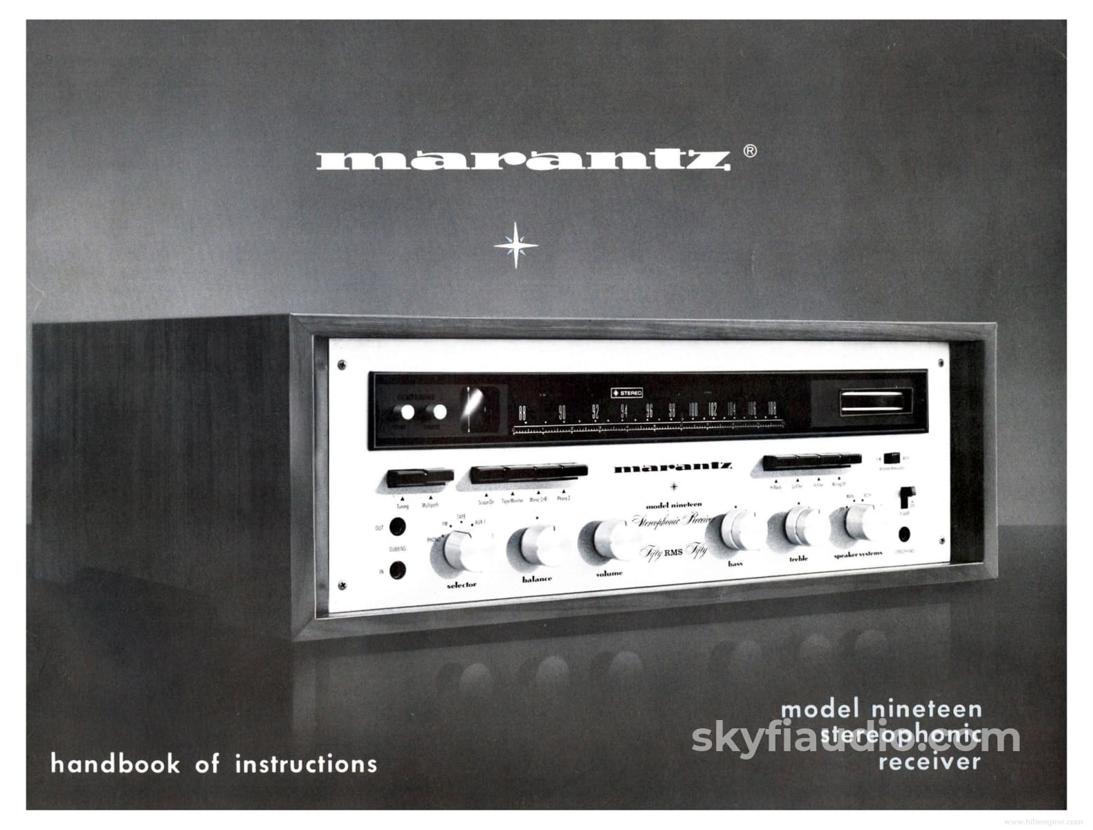 Marantz Model 19 Stereophonic Receiver With Scope - Super Minty One Of The Best Receivers Ever Made