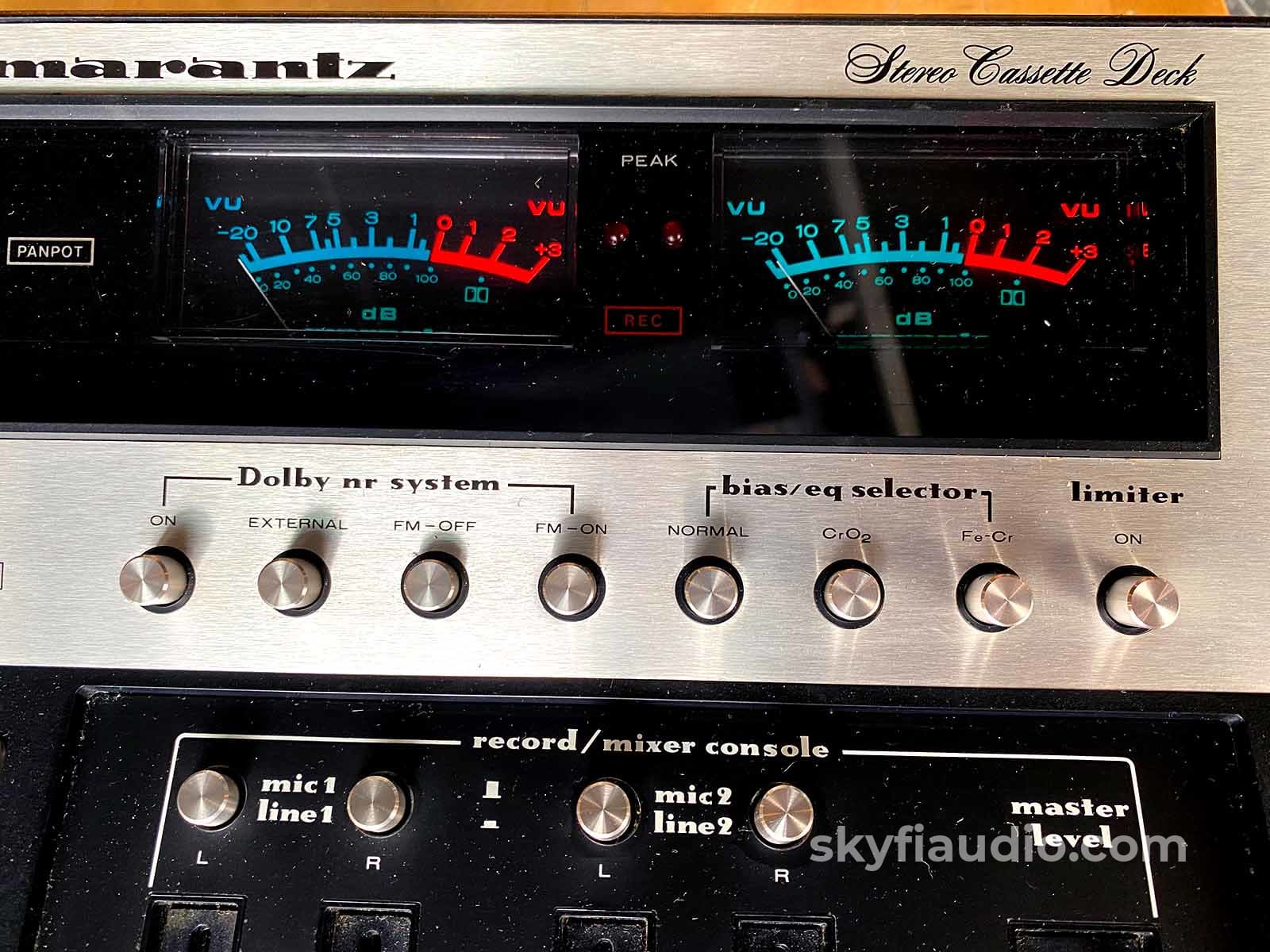Marantz Model 5420 Tape Deck W/Vu Meters And 4-Ch Mixer