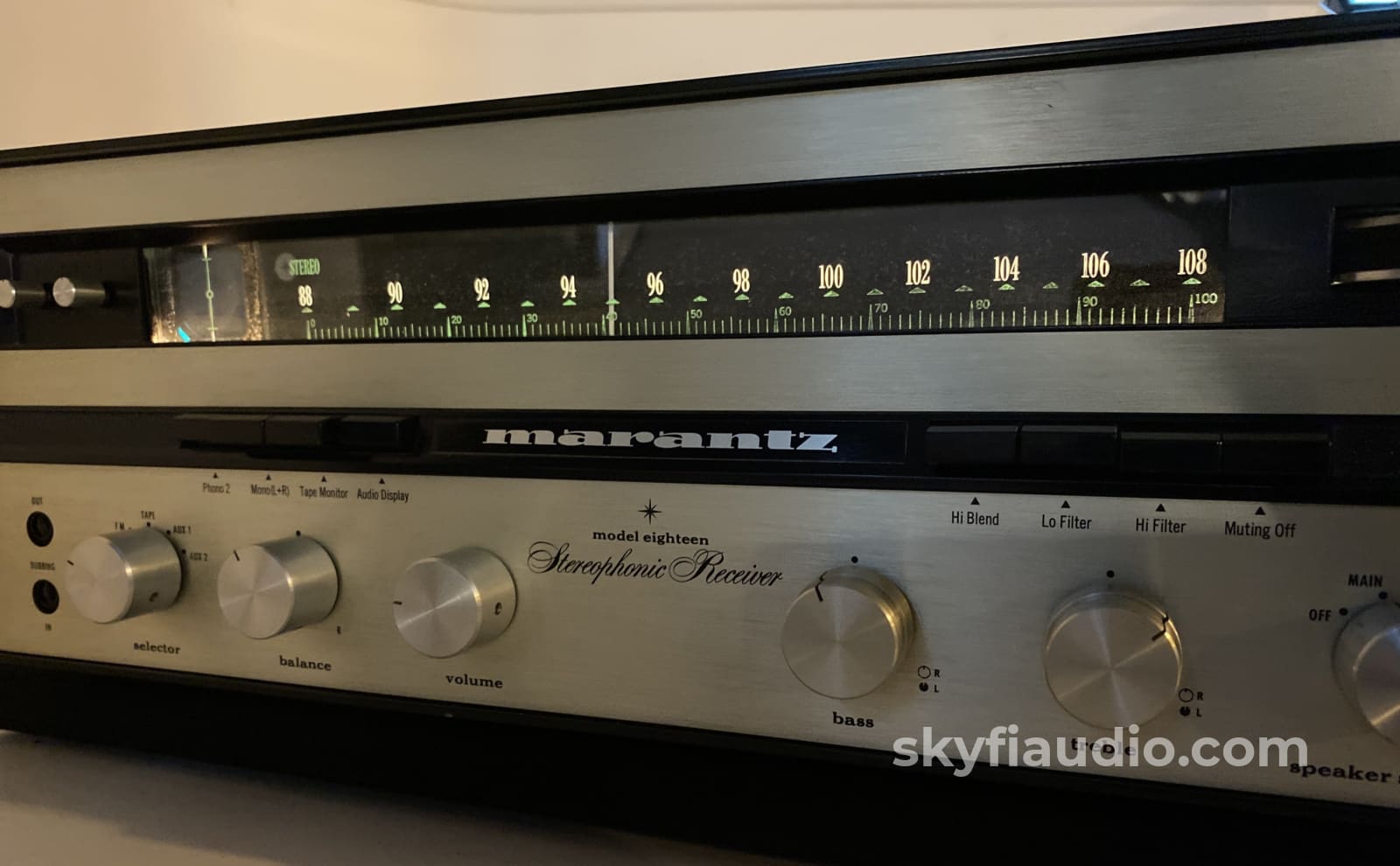 Marantz Model Eighteen (18) Stereophonic Receiver Integrated Amplifier