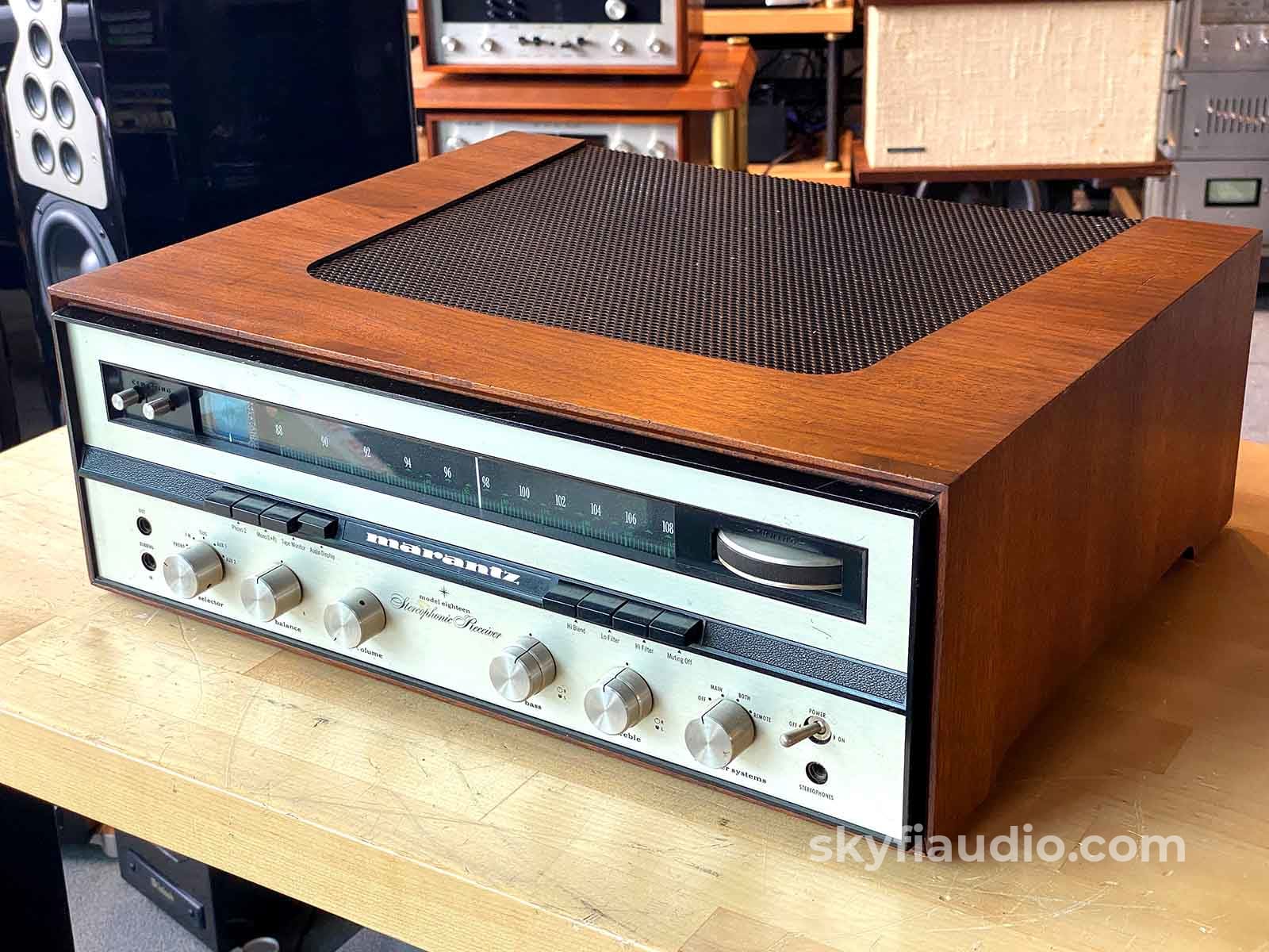 Marantz Wc-9 / B18-O Rare Vintage Wood Cabinet Only - Fits First Receiver Accessory