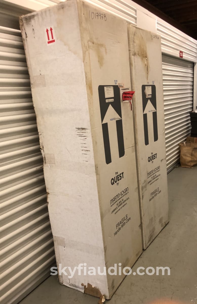 Martin Logan Quest Z Speakers In Original Boxes