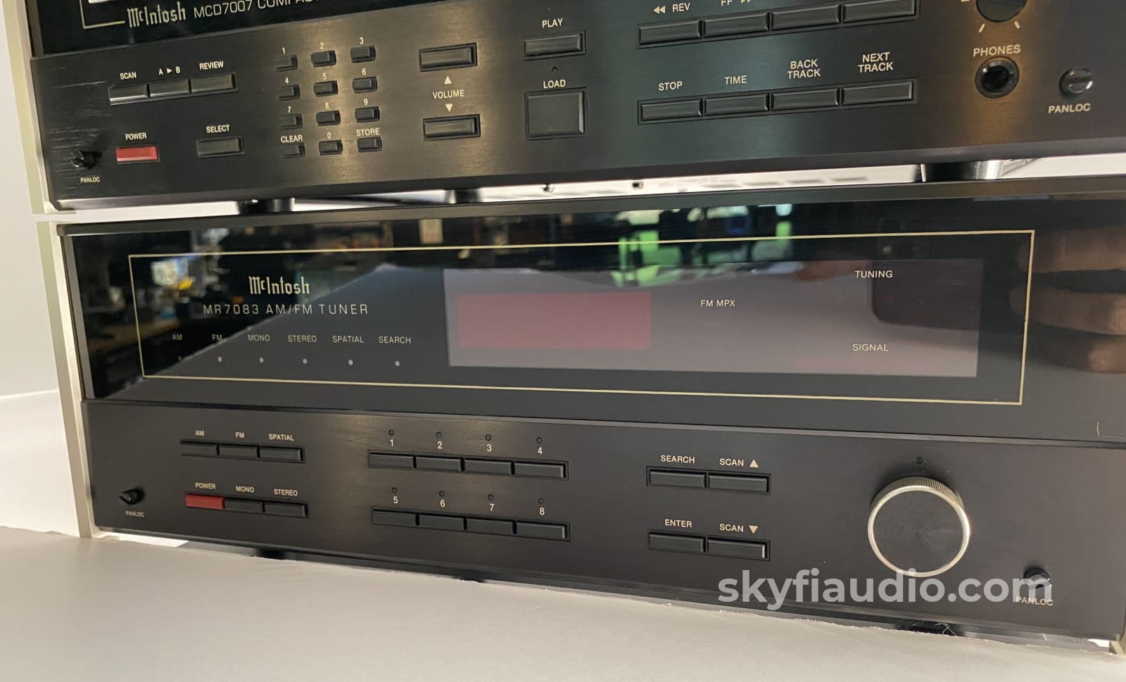 Mcintosh 4 Piece System From The 1980S And 1990S = C37 + Mc7200 Mcd7007 Mr7083 Skyfi Curated
