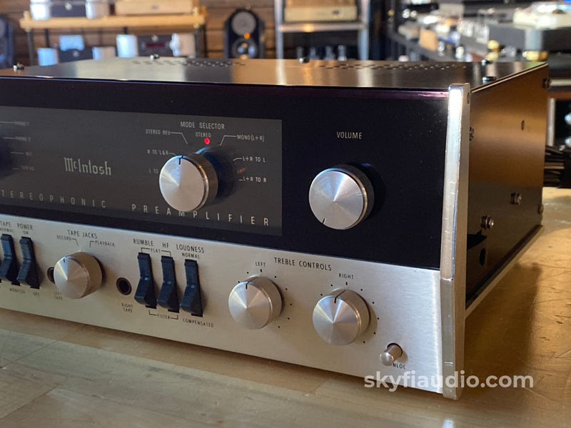 Mcintosh C22 Vintage Tube Preamplifier Restored Highly Collectable