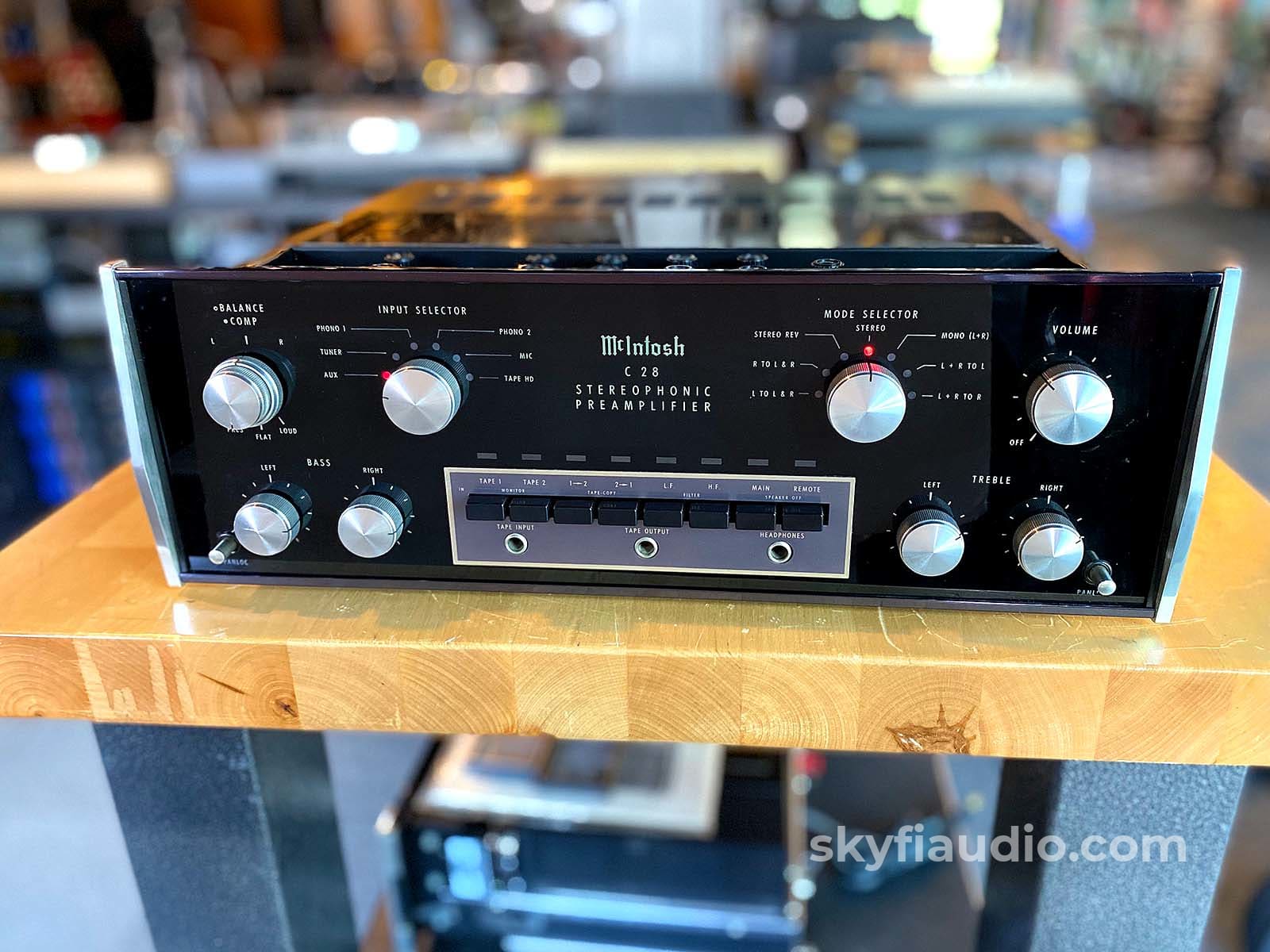 Mcintosh C28 All Analog Vintage Preamp - Clean Preamplifier