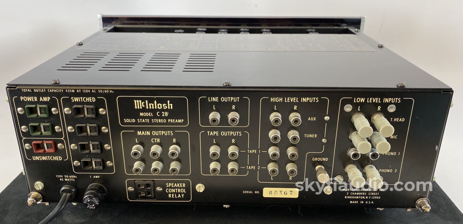Mcintosh C28 Preamplifier - Fully Restored And Near Mint