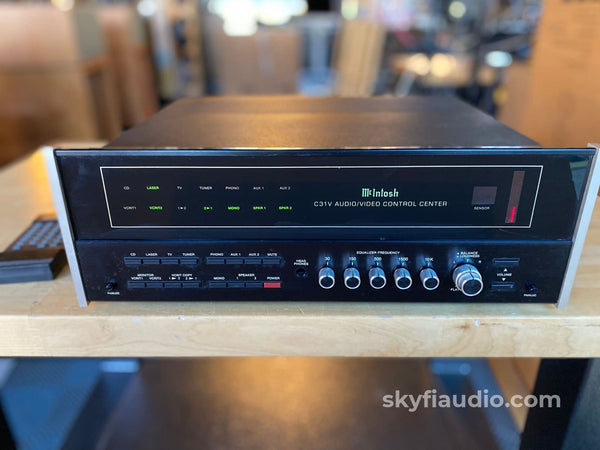 Mcintosh C31V Vintage Full Featured Preamp With Remote Control Preamplifier