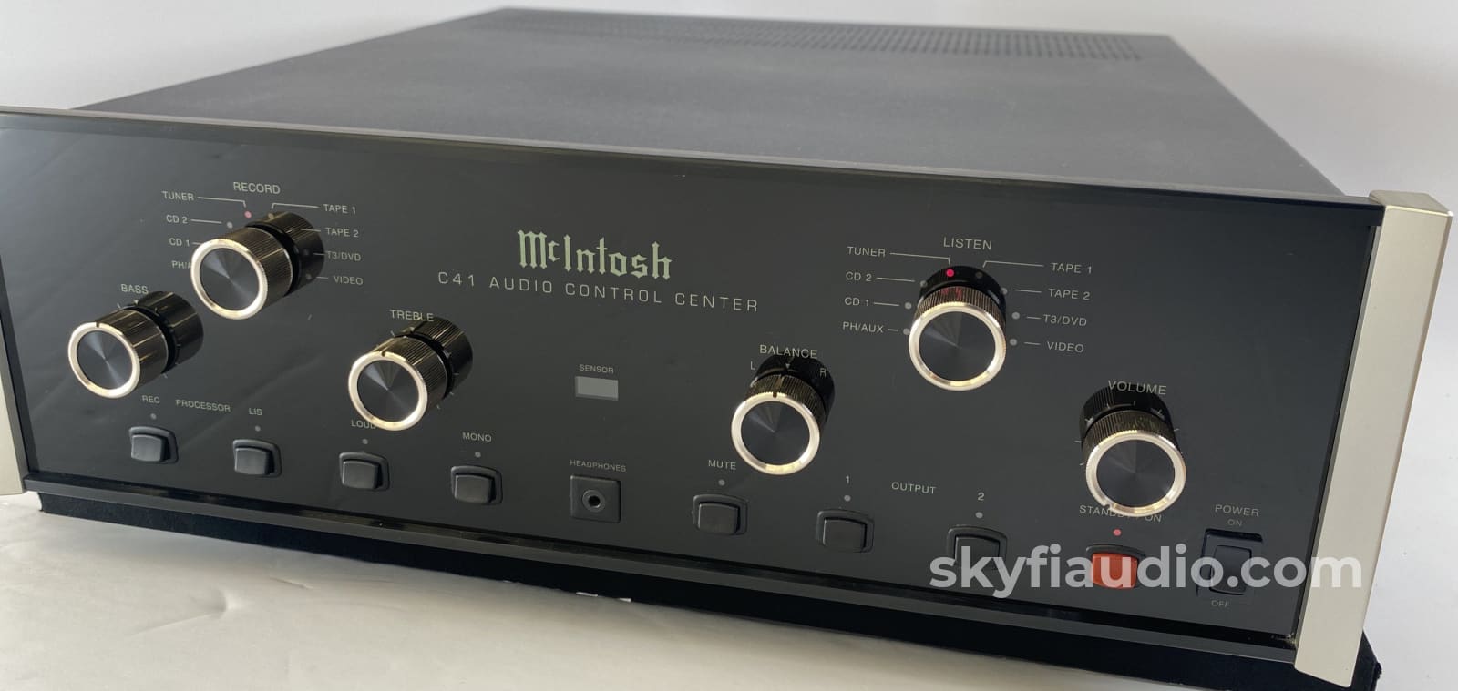 Mcintosh C41 All Analog Preamp With Remote And Phono Input Preamplifier