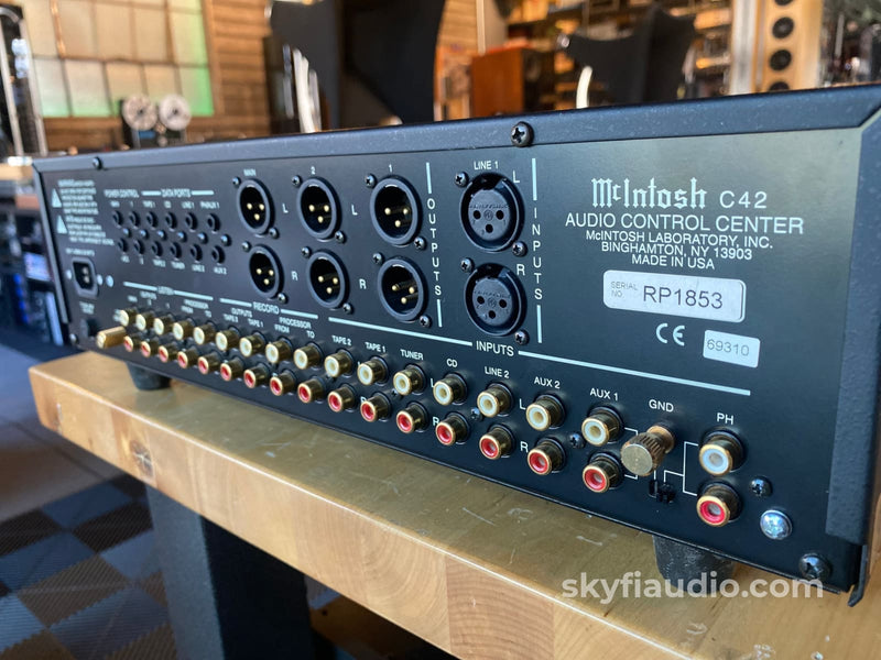 Mcintosh C42 Vintage Preamplifier With Phono And Remote