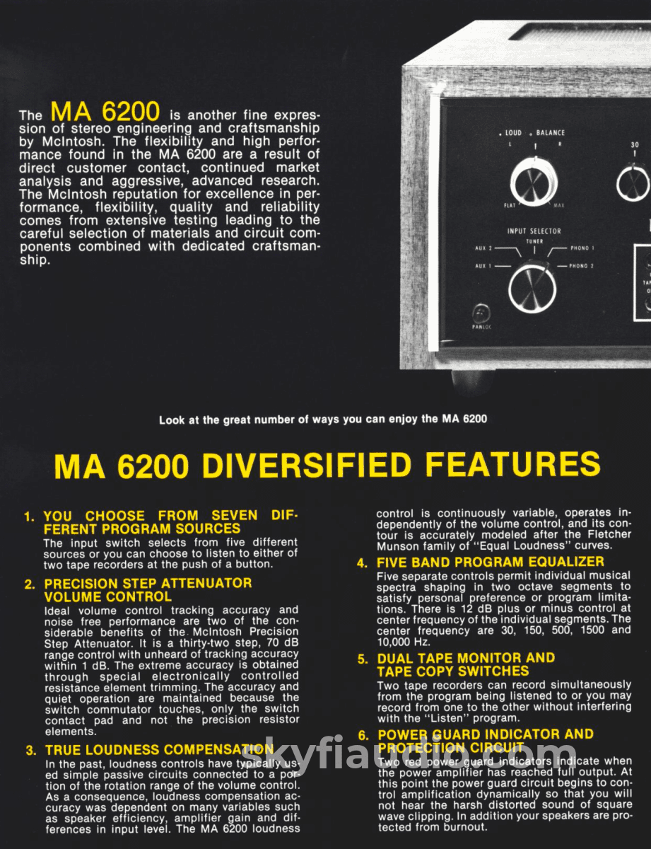 Mcintosh Ma6200 Vintage Integrated Amplifier