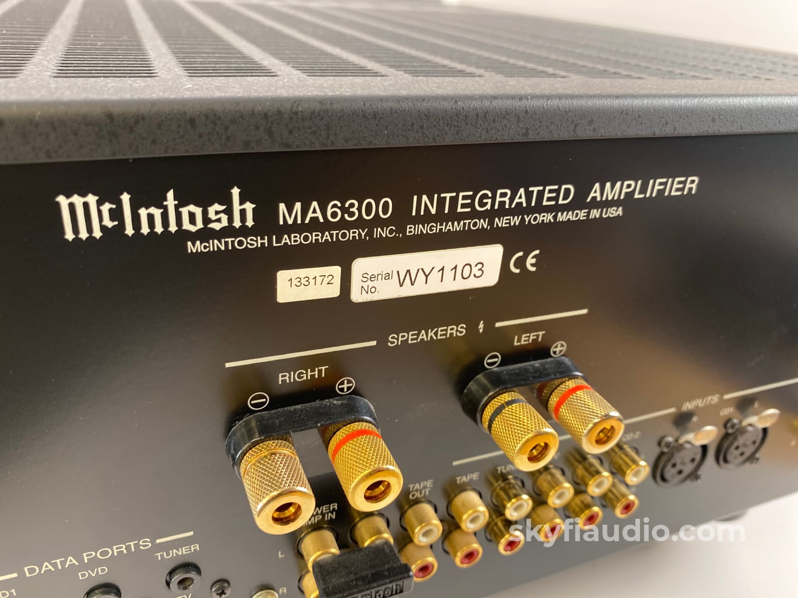 Mcintosh Ma6300 Integrated Amplifier - All Analog With Phono Input Like New And Complete