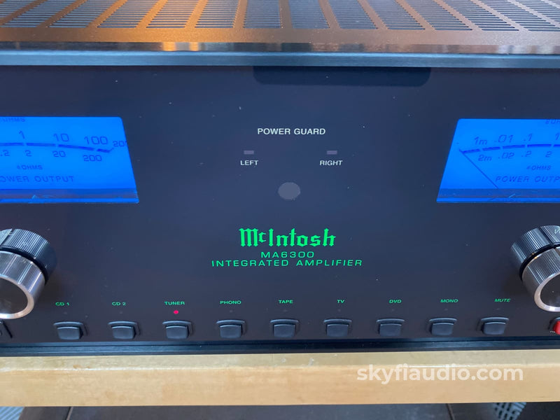 Mcintosh Ma6300 Integrated Amplifier - All Analog W/Phono Input