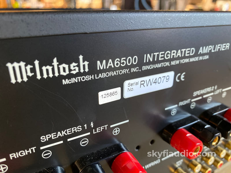 Mcintosh Ma6500 Integrated Amplifier - All Analog
