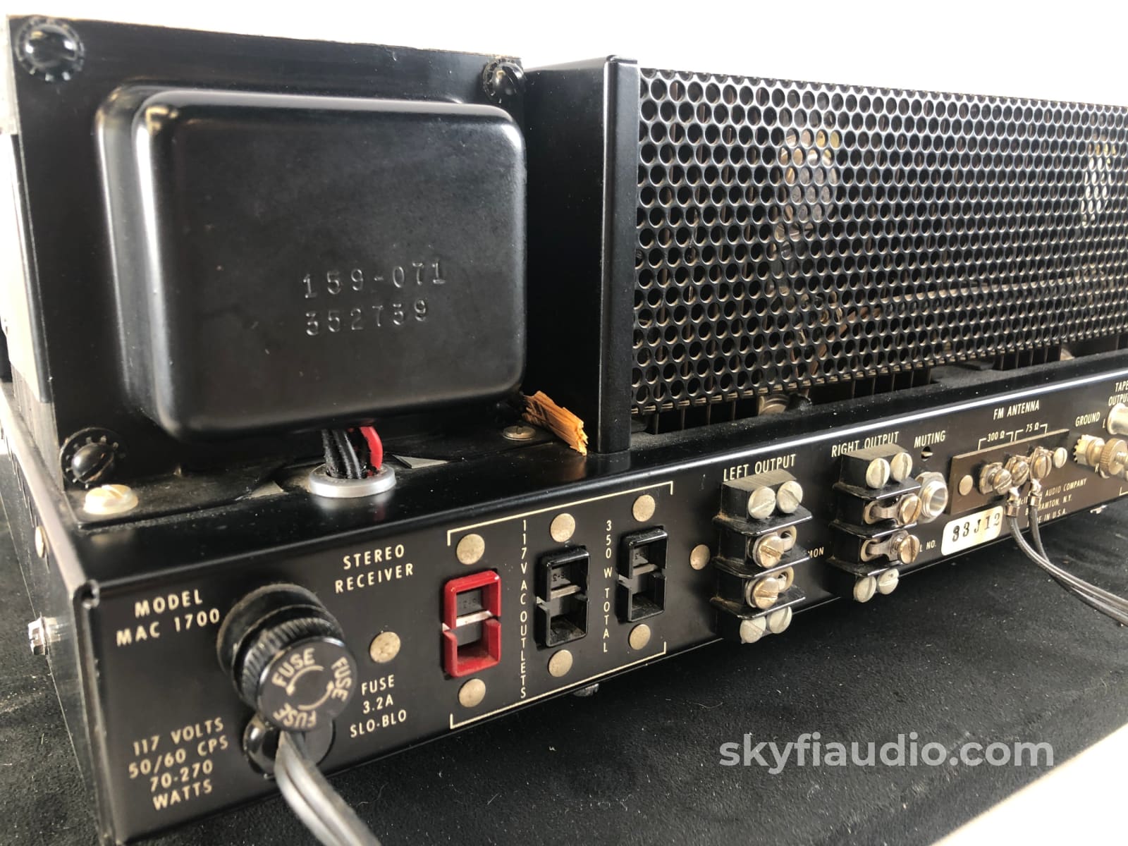 Mcintosh Mac1700 Vintage Tube/Transistor Receiver - Survivor! Integrated Amplifier