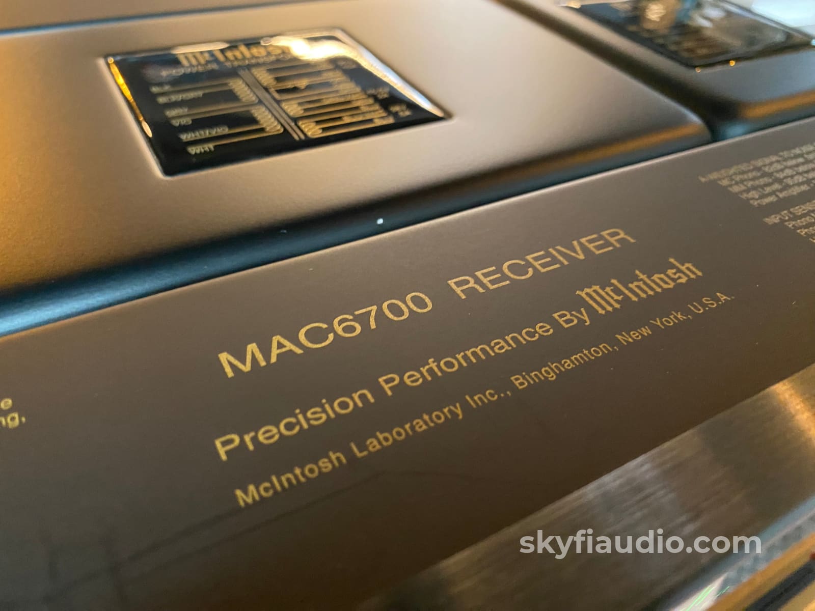 McIntosh MAC6700 Solid State Receiver With HD FM/AM Radio, DAC, MC/MM ...