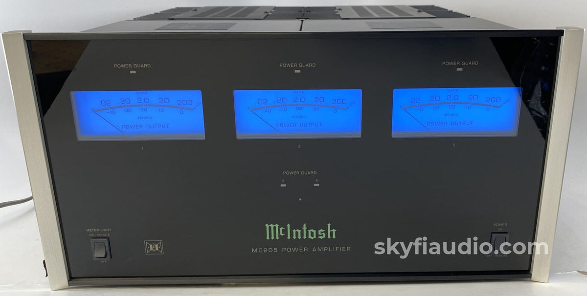 McIntosh MC205 5Channel Home Theater Amplifier, Complete Set