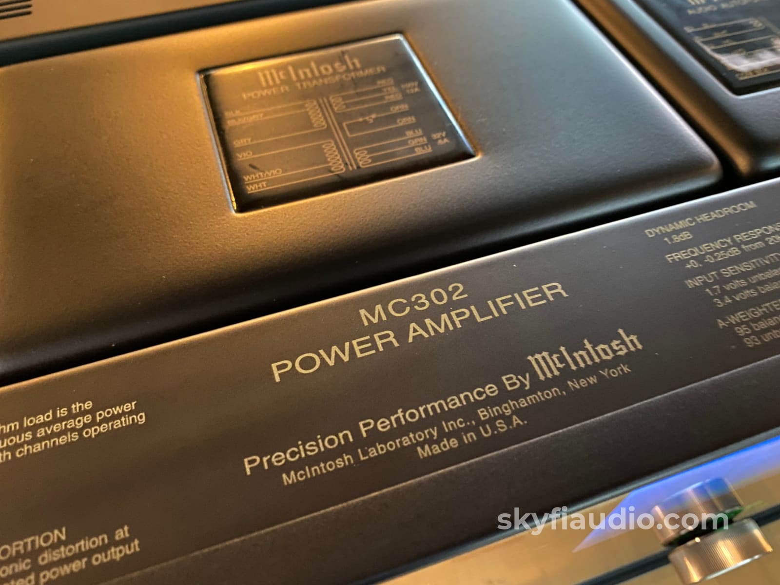 Mcintosh Mc302 Solid State Power Amplifier - Wow