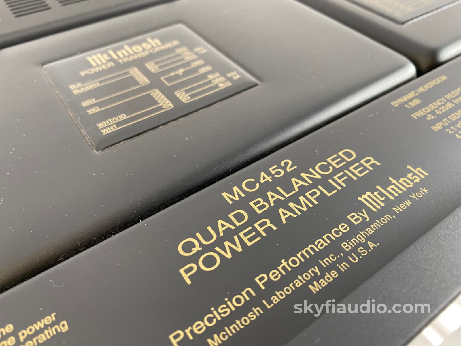 Mcintosh Mc452 Quad Balanced Power Amplifier 450W!