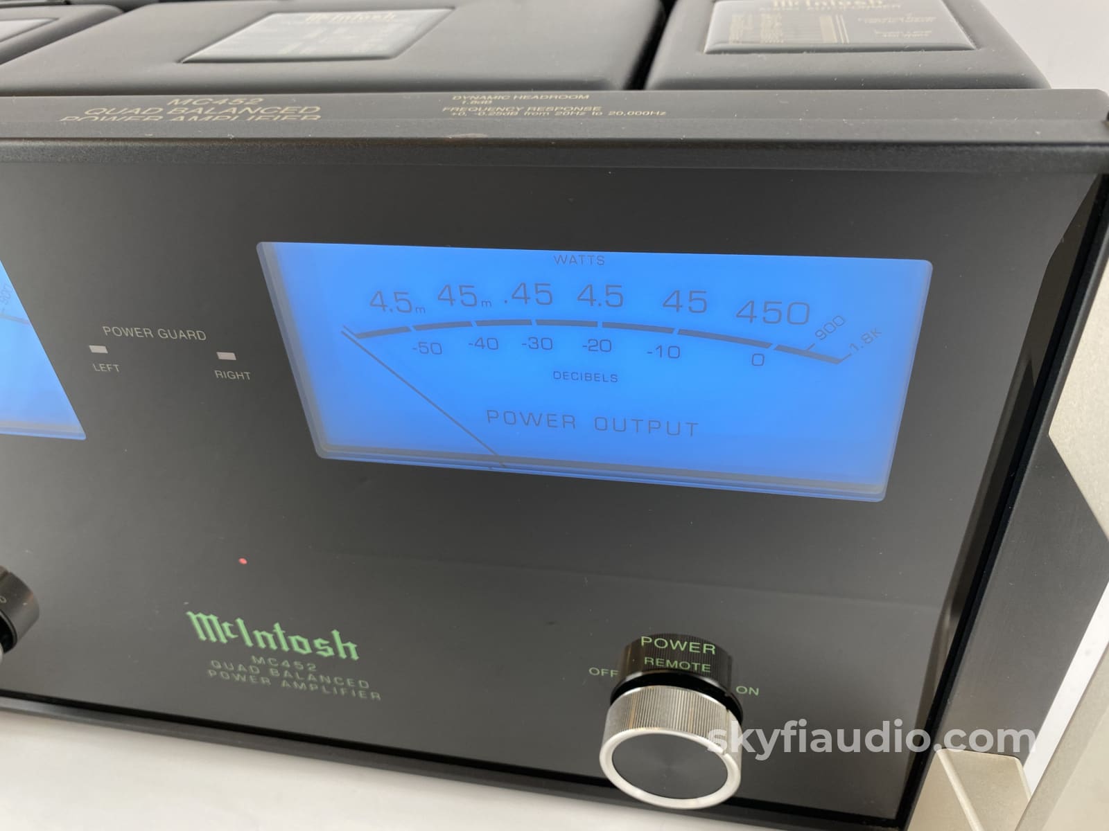 Mcintosh Mc452 Quad Balanced Power Amplifier With 450W!