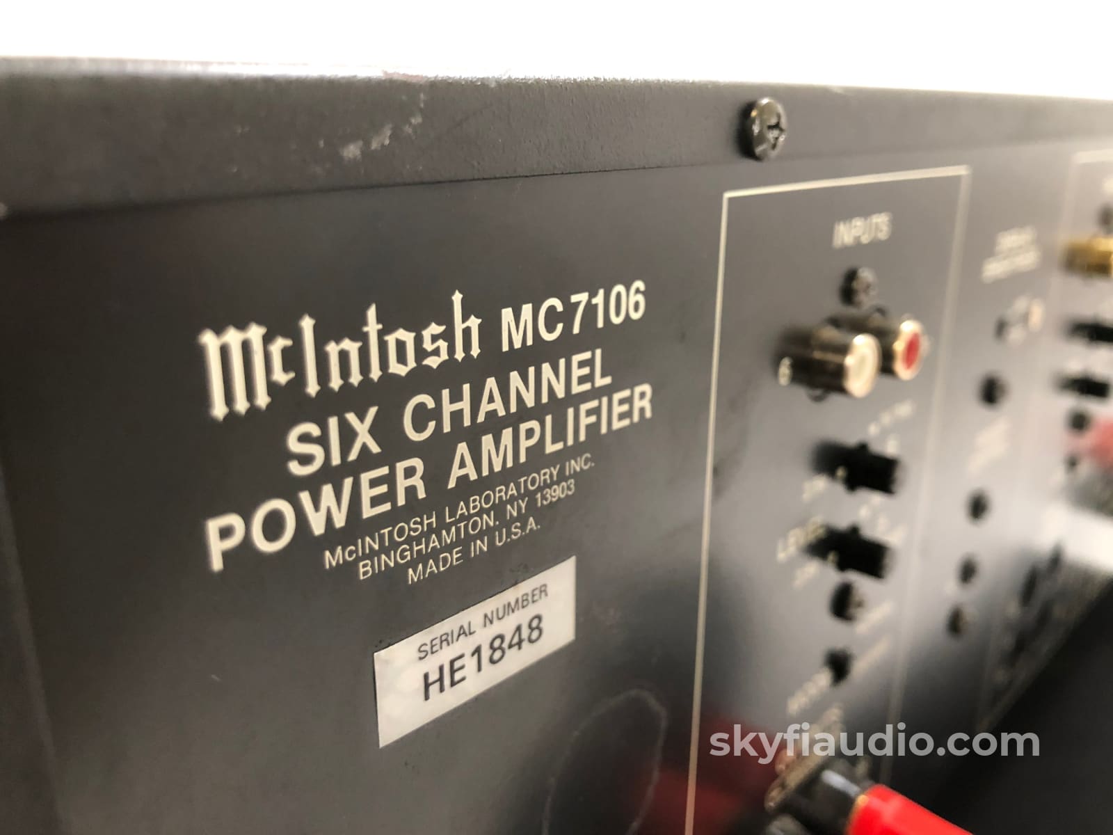 Mcintosh Mc7106 Modified *4* Channel Solid State Amplifier Please Read On...