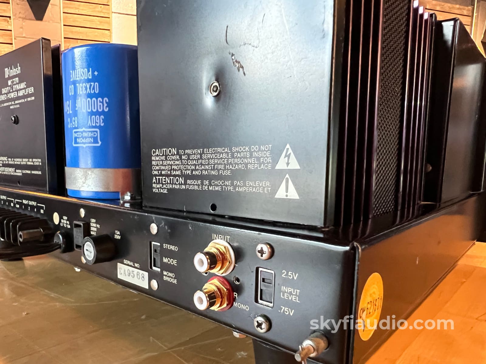Mcintosh Mc7270 Blue Monster Amplifier Electronically Restored 270W X 2