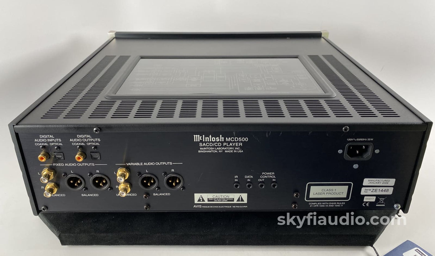 McIntosh MCD500 SACD/CD Player, Complete Package and Fully Serviced
