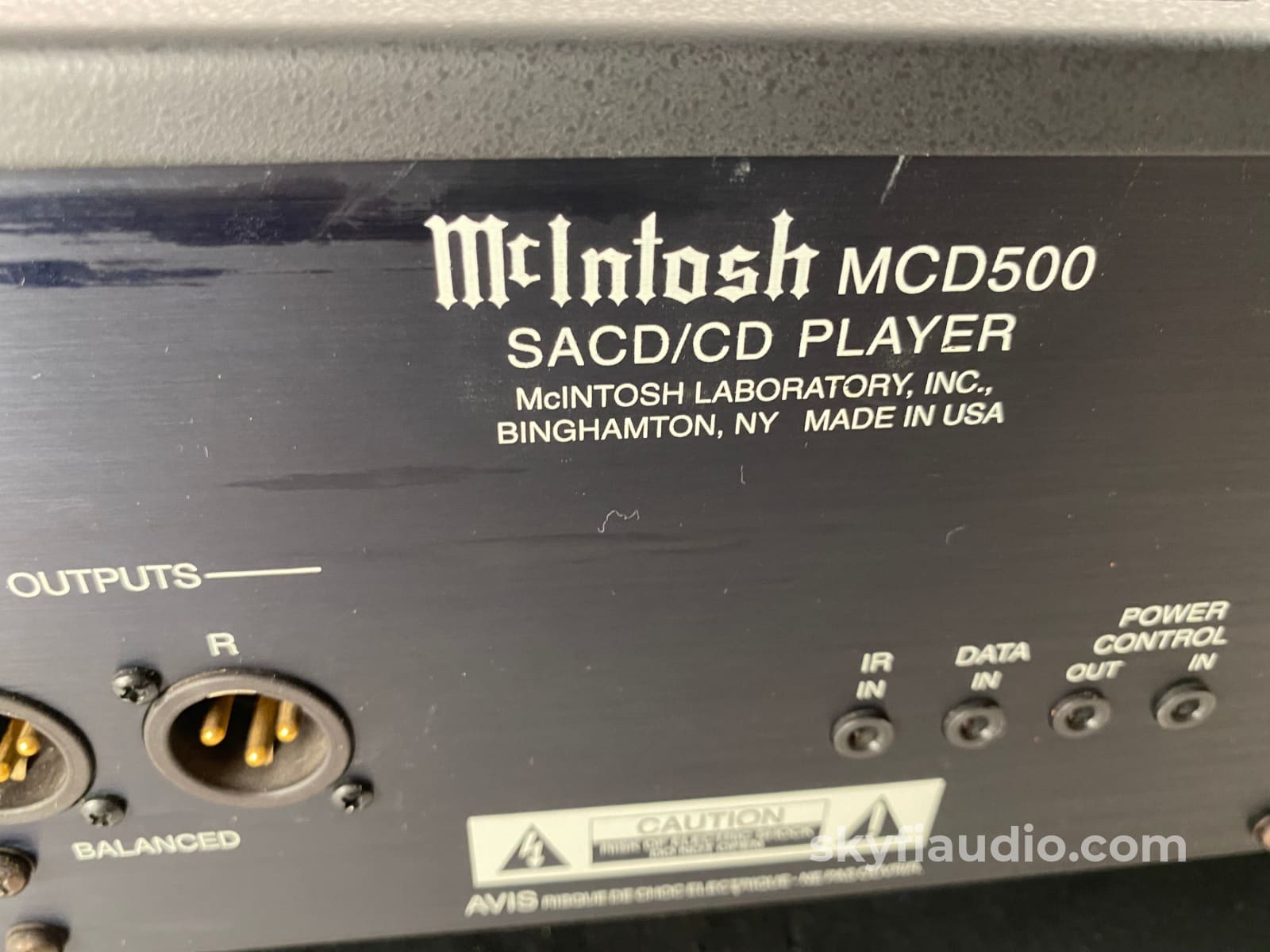 Mcintosh Mcd500 Sacd/Cd Player Serviced And Complete